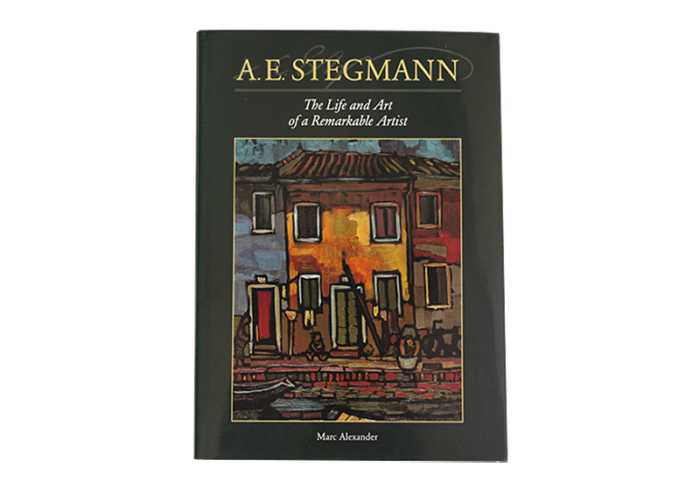 Bok om kunstneren A. E. Stegmann. Bilde.