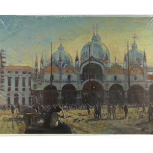 Puslespill med motiv av Piazza San Marco i Venezia. Bilde.