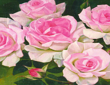 Bilde av rosa roser. Bilde.