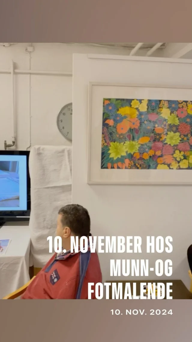 Tusen takk til alle besøkende til «Åpent Hus» på Grini Mølle🍁 takk til munnmaler Aase Helene Sveen og til munn- og fotmaler Tom Yendell @yendellart for å vise oss hvordan kunsten blir til🎨 .
.
.
#kunst #mfkforlag #munnmaler #fotmaler #vdmfk #julekort #kunstkalender #kalender #gratulasjonskort #puslespill #barnebøker #art #fineart #oilpainting #watercolour #acrylic #mouthpainter #footpainter  #mfpa #artbymouth  #artbyfoot #grinimølle #mfpaNorway #artbymouth   #artbyfoot
@mfkforlag