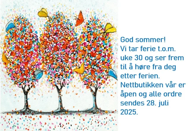 ☀️God sommer ☀️«Sommerfugldans» etter en original malt med munnen av Josef Habeler.
Kortet (5-pk) kan bestilles i vår nettbutikk under Sommerkort. Alle bestillinger sendes mandag 28. juli ☀️.
#kunst #mfkforlag #munnmaler #fotmaler #vdmfk #julekort #kunstkalender #kalender #gratulasjonskort #puslespill #barnebøker #art #fineart #oilpainting #watercolour #acrylic #mouthpainter #footpainter  #mfpa #artbymouth  #artbyfoot #mfpaNorway #artbymouth   #artbyfoot
@mfkforlag