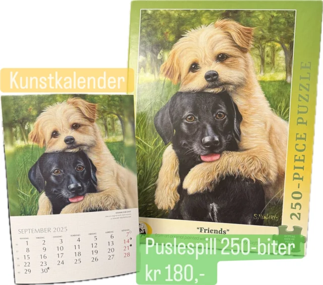 September motivet i vår Kunstkalender for 2025 er også å finne på et nydelig puslespill 🧩 med 250-biter. Se i vår Nettbutikk www.mfkforlag.no/butikk/puslespill «Friends» etter en original malt med munnen av WALERY SIEJTBATALOW .
.
#kunst #mfkforlag #munnmaler #fotmaler #vdmfk #julekort #kunstkalender #kalender #gratulasjonskort #puslespill #barnebøker #art #fineart #oilpainting #watercolour #acrylic #mouthpainter #footpainter  #mfpa #artbymouth  #artbyfoot #mfpaNorway #artbymouth   #artbyfoot @mfkforlag